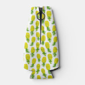 Het zoete anananassenpatroon houdt uw drinken koel flesjeskoeler (Achterkant)