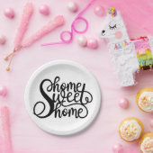 Het zoete huis van het huis papieren bordje (Feest)