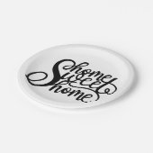 Het zoete huis van het huis papieren bordje (Gekanteld)