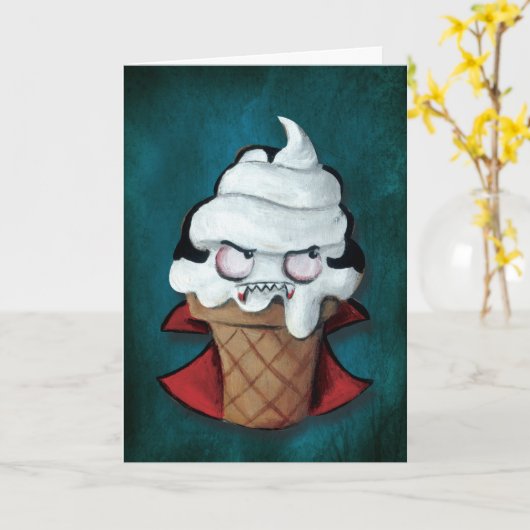 Het zoete Leuke Roomijs van de Vampier Kaart (Gele Bloem)