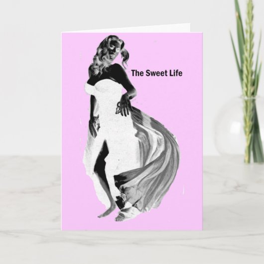 Het zoete leven kaart (Voorkant)