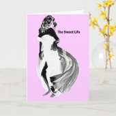 Het zoete leven kaart (Gele Bloem)