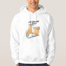HET ZOETE LEVEN MOTORFIETS HOODIE