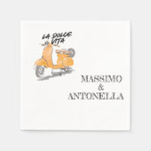 HET ZOETE LEVEN servetten (Voorkant)