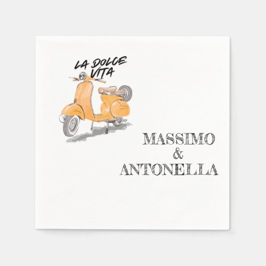 HET ZOETE LEVEN Servetten (Voorkant)