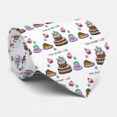 Het zoete leven stropdas (Opgerold)