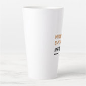 Het zogen zal helpen latte mok (Voorkant)