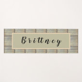 Het zogenaamde witte en zwarte tribale patroon Yog Yogamat (Voorkant (horizontaal))