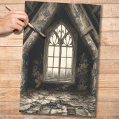 Het zolder venster 1 decoupage papier