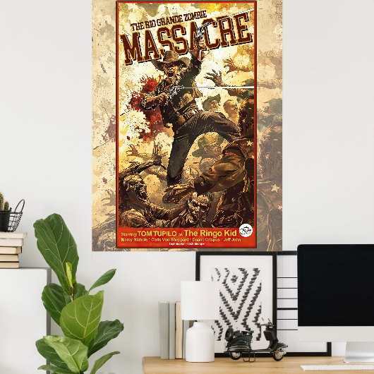 Het zombie-bloedbad van Rio Grande Poster (Thuiskantoor)