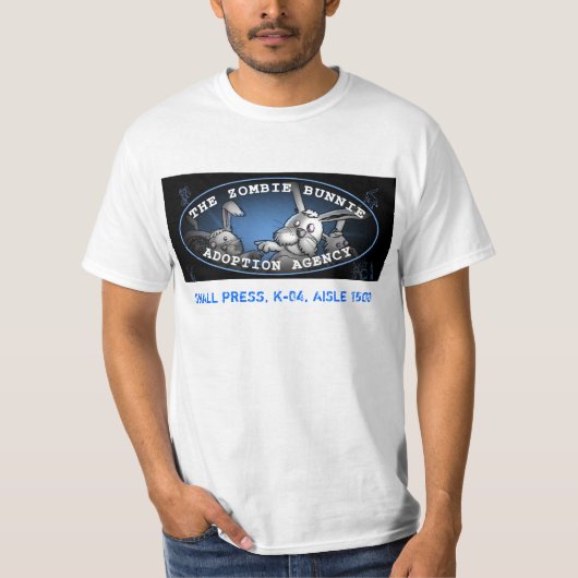 Het Zombie Bunnie Adoption Agency T-shirt (Voorkant)