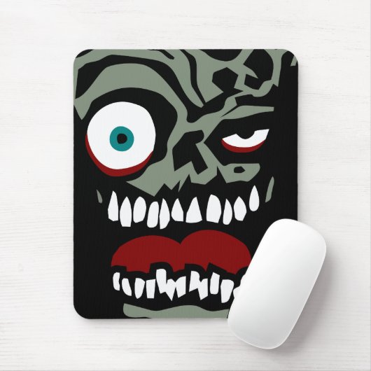 Het Zombie-gezicht van de doom Muismat (Met muis)