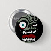 Het Zombie-gezicht van de doom Ronde Button 5,7 Cm (Voorkant /achterkant)