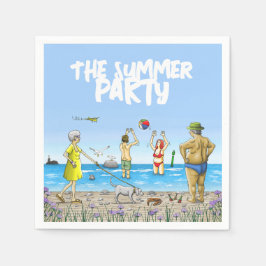Het Zomerfeest op het Strand Servet