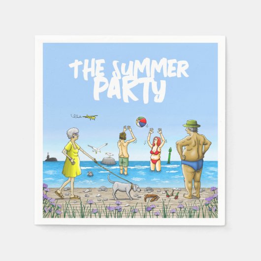 Het Zomerfeest op het Strand Servet (Voorkant)
