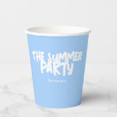 Het Zomerfeest Papieren Bekers (Voorkant)