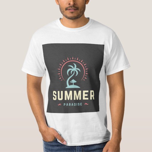 Het Zomerparadijs T-shirt (Voorkant)