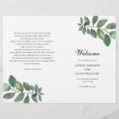 Het zomertrouwprogramma is gevouwen. Groene blader (Voorkant)