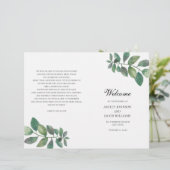 Het zomertrouwprogramma is gevouwen. Groene blader (Staand voorkant)