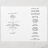 Het zomertrouwprogramma is gevouwen. Groene blader (Achterkant)