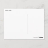 Het Zonlicht van de Middag van twee Schapen van Briefkaart (Achterkant)