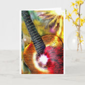 Het Zonlicht van het flamenco Kaart (Gele Bloem)