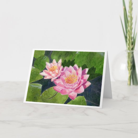 Het zonnebaden in het wenskaart van de de kaart (Voorkant)