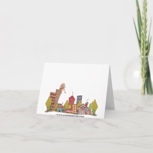 het zonnebaden van vrouwen notecard kaart (Achterkant)