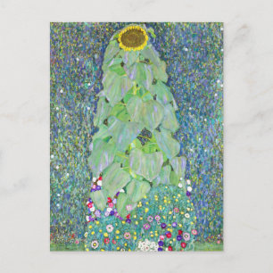 Het zonnebloemschilderij van Gustav Klimt Briefkaart
