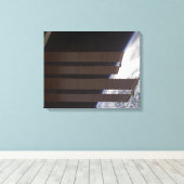 Het zonnepaneel van het internationale ruimtestati canvas afdruk (Insitu (Houten vloer))