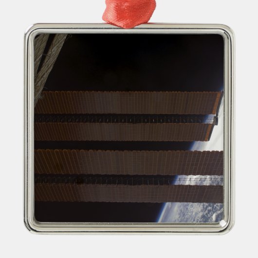 Het zonnepaneel van het internationale ruimtestati metalen ornament (Voorkant)