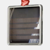 Het zonnepaneel van het internationale ruimtestati metalen ornament (Links)