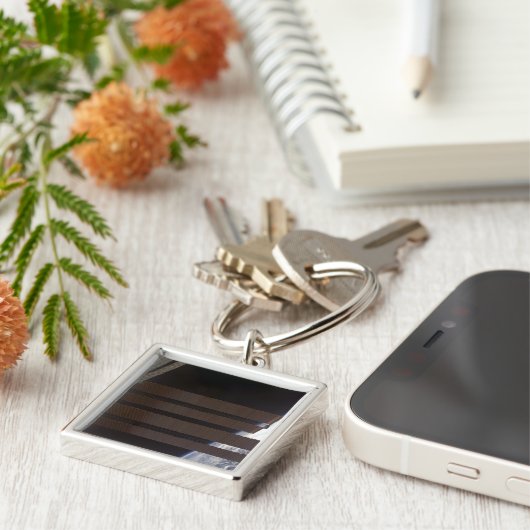 Het zonnepaneel van het internationale ruimtestati sleutelhanger (Zijkant)