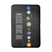 Het zonnestelsel badmat (Voorkant Verticaal)