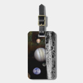 Het zonnestelsel bagagelabel (Voorkant verticaal)