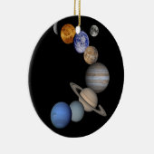 Het zonnestelsel bestrijkt onze planeten keramisch ornament (Rechts)
