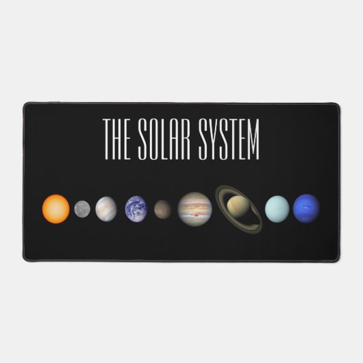 Het zonnestelsel bureaumat (Voorkant)