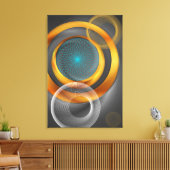 HET ZONNESTELSEL CANVAS AFDRUK (Insitu (Woonkamer))