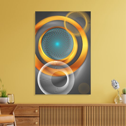 HET ZONNESTELSEL CANVAS AFDRUK (Insitu (Woonkamer))