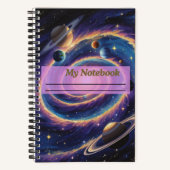 Het zonnestelsel Galaxy Notitieboek (Voorkant)