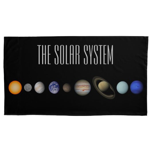 Het zonnestelsel kussensloop (Voorkant)