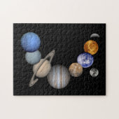 Het zonnestelsel legpuzzel (Horizontaal)