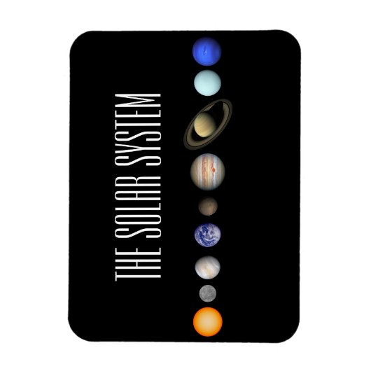 Het zonnestelsel magneet (Verticaal)