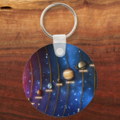Het zonnestelsel sleutelhanger (Voorkant)