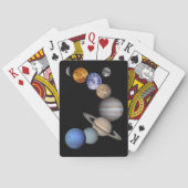 Het zonnestelsel speelkaarten (Achterkant)