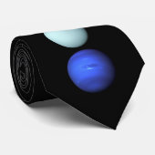 Het zonnestelsel stropdas (Opgerold)