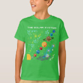 Het zonnestelsel t-shirt (Voorkant)