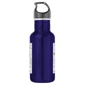 Het zonnestelsel waterfles  (Achterkant)