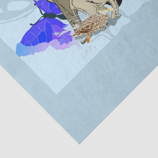 het zoo - tissuepapier (Detail)