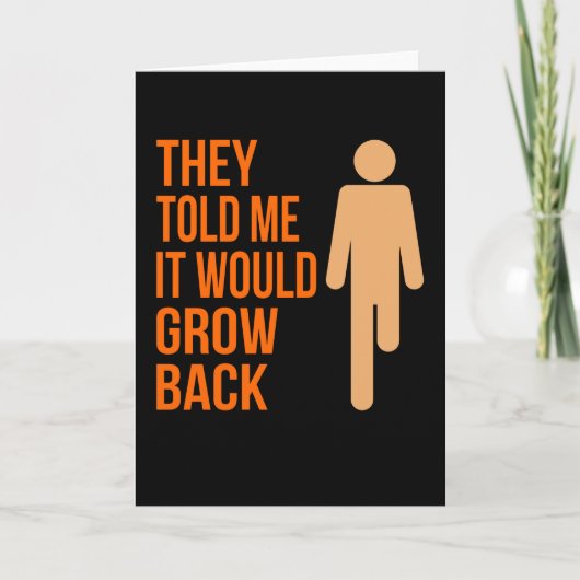 Het zou funeste amusante prothese terugwinnen kaart (Voorkant)